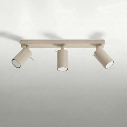 Plafonnier Directionnel 3 Spots LED Taupe, vue en situation