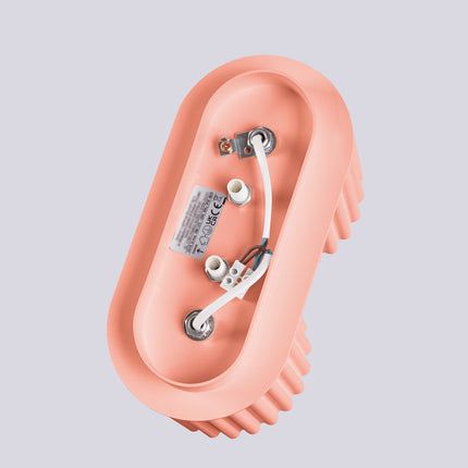Platine de fixation du plafonnier AURA pêche avec bornier et marquage IP20