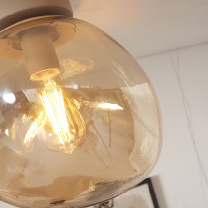 Intérieur du plafonnier Helsinki avec ampoule E27 et fixation plafond