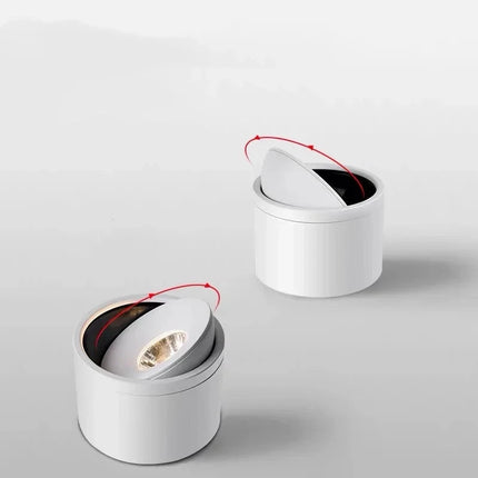 Plafonnier LED monté en surface au-dessus d'un plan de cuisine
