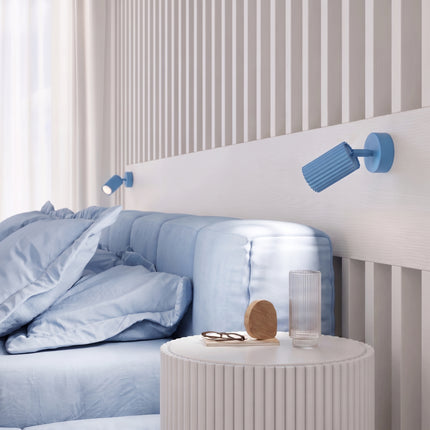 Plafonnier Oslo 10 bleu azur, intérieur contemporain