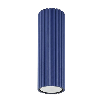 Plafonnier Oslo 20 bleu outremer, packshot sur fond blanc