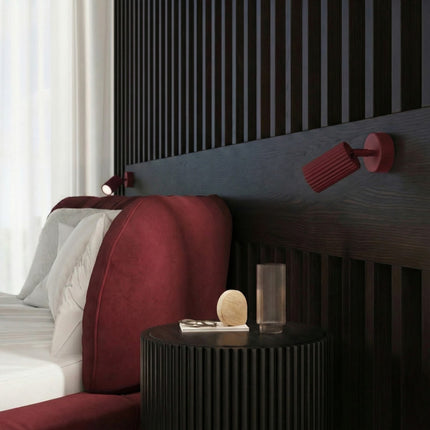 Plafonnier Oslo 3 Spots Orientables Aluminium Bordeaux, mise en situation 3