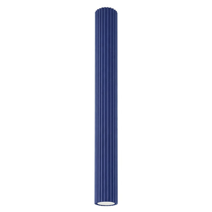 Plafonnier Oslo 60 bleu outremer, packshot sur fond blanc