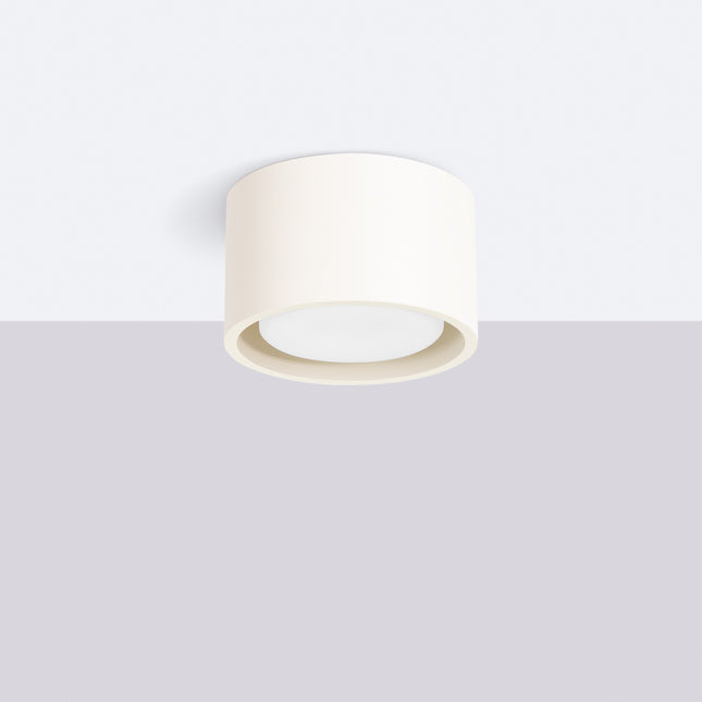 Plafón Pastilla beige, vista ambientada