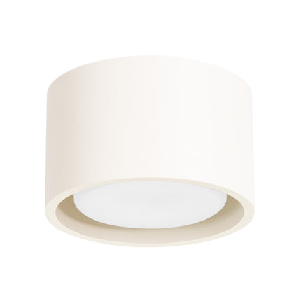 Plafonnier Pastille beige, packshot sur fond blanc