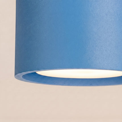 Plafonnier Pastille bleu azur, vue de détail