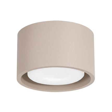 Plafonnier Pastille taupe, packshot sur fond blanc