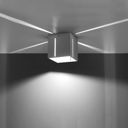 Plafonnier Pixar blanc en aluminium en situation dans un intérieur moderne