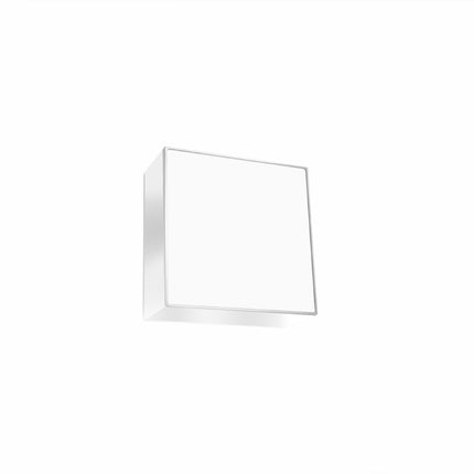 Plafonnier Plateforme carré 25 blanc dans une chambre