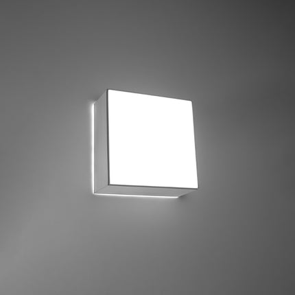 Plafonnier Plateforme carré 25 gris dans un bureau