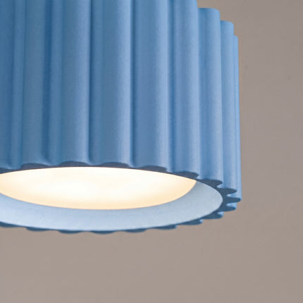 Plafonnier spot Aura bleu azur, vue de détail