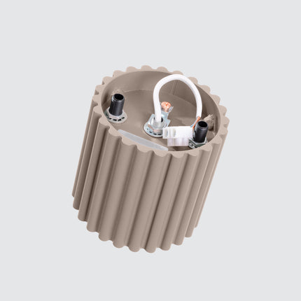 Schéma des dimensions du plafonnier spot Aura, hauteur 10 cm et diamètre 10 cm