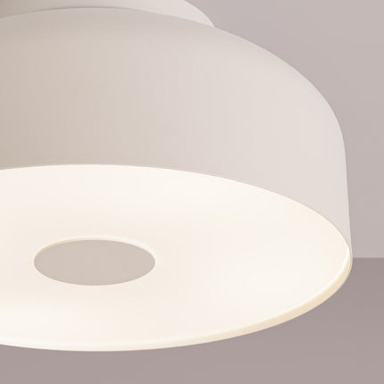 plafonnier tambour 30 cm beige à 4 lumières, vue de détail