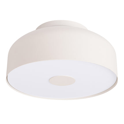 plafonnier tambour 30 cm beige à 4 lumières, packshot sur fond blanc