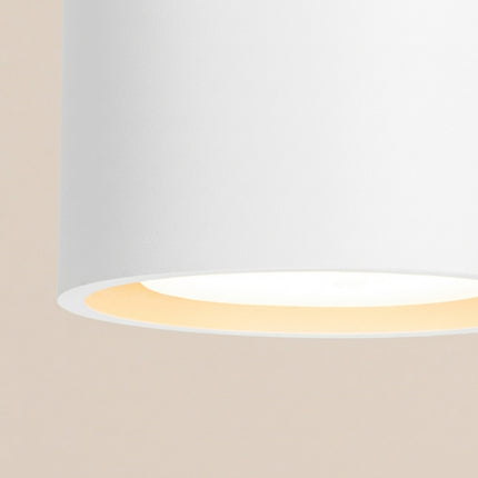 Plafonnier triple Pastille blanc, vue de détail