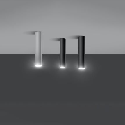 Plafonnier tube 30 blanc projetant un faisceau directionnel