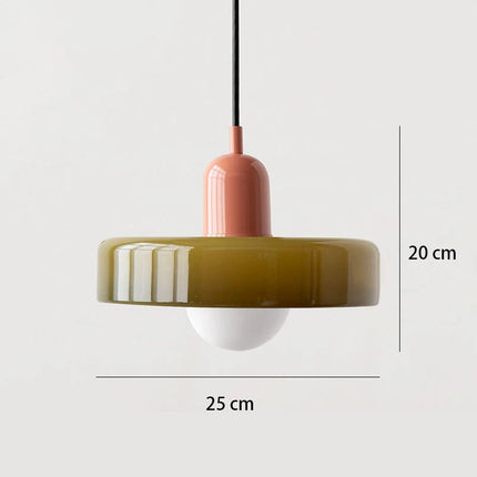 Nordische Retro-Glas-Pendelleuchte