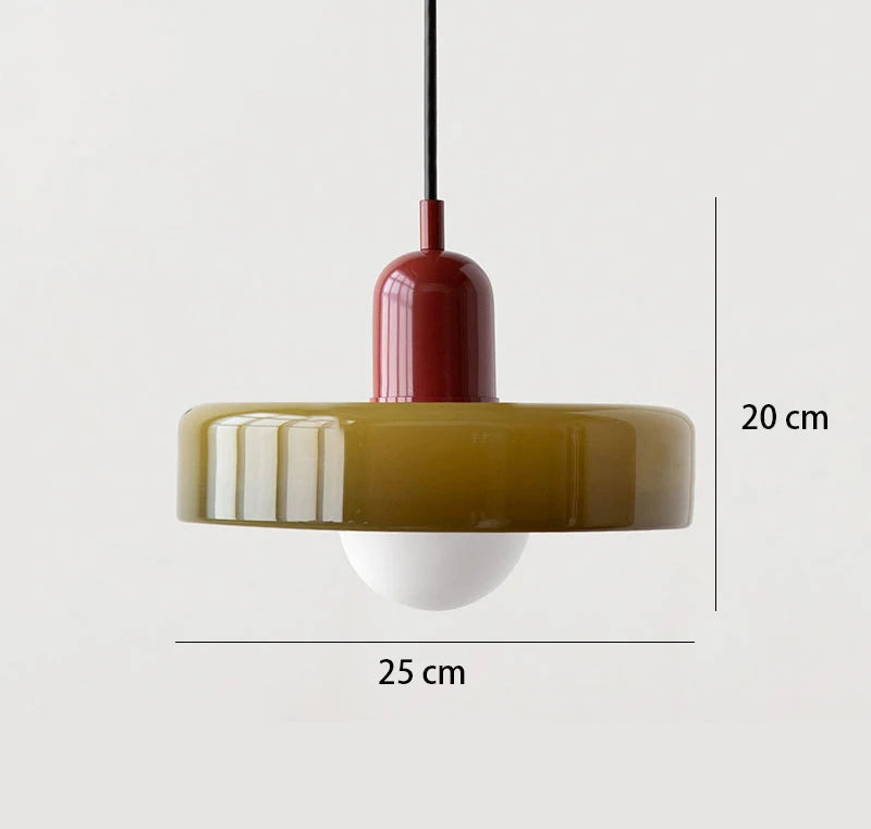 Retro-Kronleuchter aus nordischem Glas