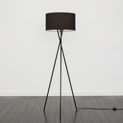 European Tripod Fabric Floor Lamp