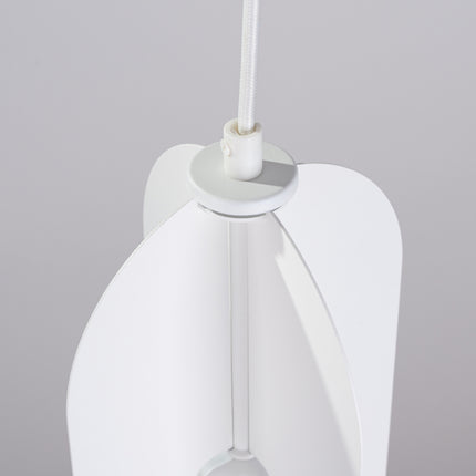 suspension anneau ovale en acier blanc, vue produit 6