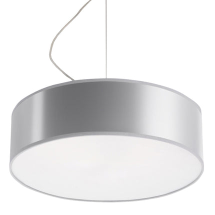Suspension Arène 35 grise en PVC sur fond neutre
