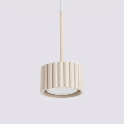 Suspension Aura beige, vue de détail