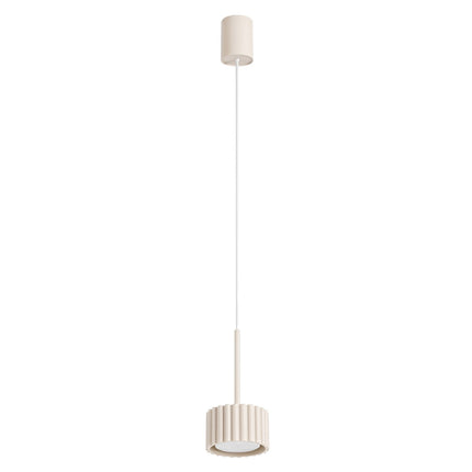 Suspension Aura beige, packshot sur fond blanc