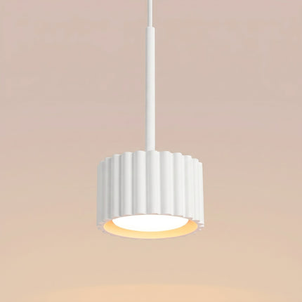 Suspension Aura blanc, packshot de trois quarts