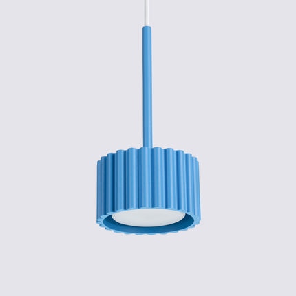 Suspension Aura bleu azur, vue de détail