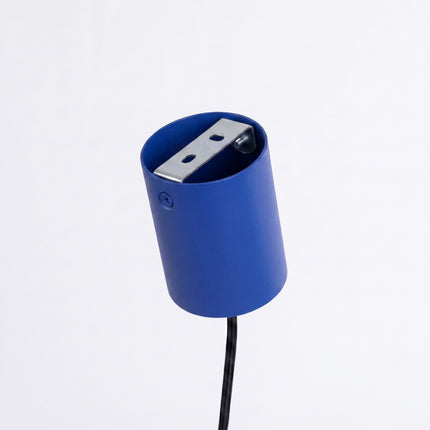 Suspension Aura bleu outremer, détail de la fixation