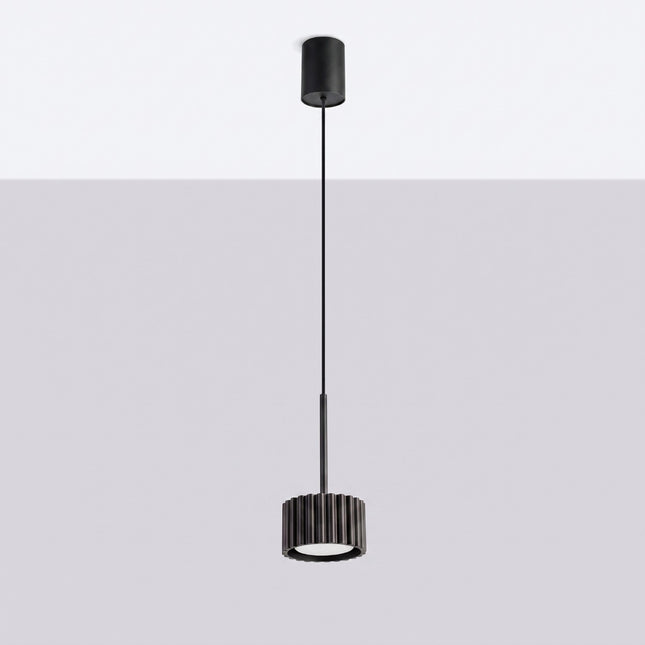 Suspension Aura noir, vue en situation