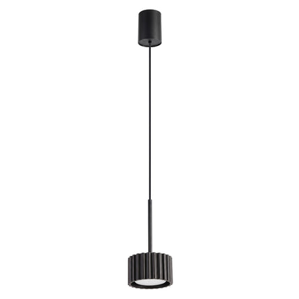 Suspension Aura noir, packshot sur fond blanc