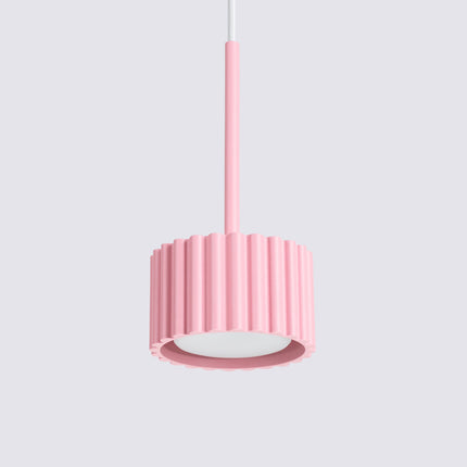 Suspension Aura rose poudré, vue de détail