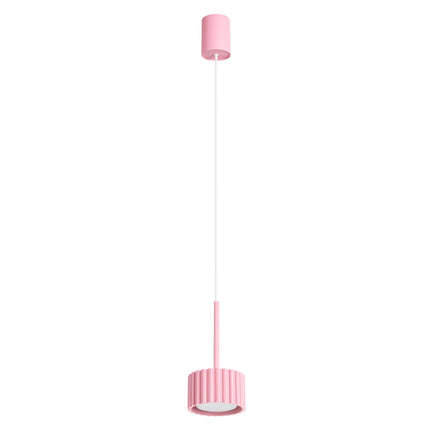 Suspension Aura rose poudré, packshot sur fond blanc