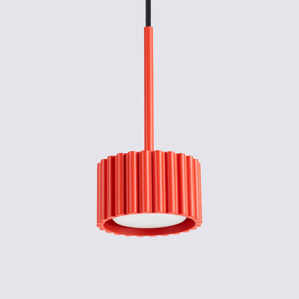 Suspension Aura rouge vif, vue de détail