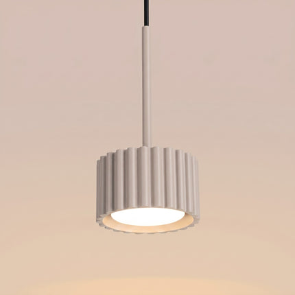 Suspension Aura taupe, packshot de trois quarts