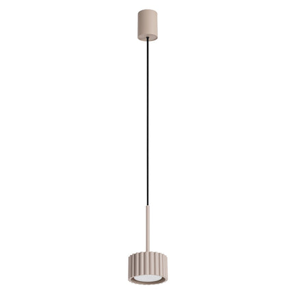 Suspension Aura taupe, packshot sur fond blanc