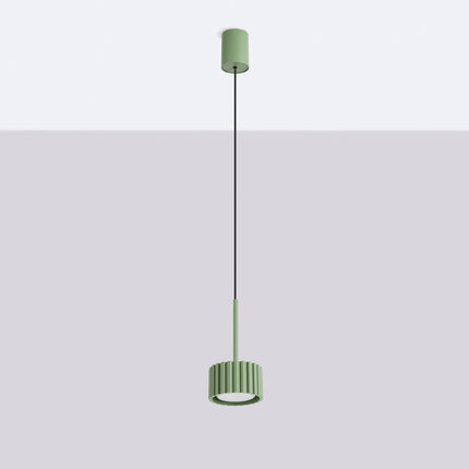 Suspension Aura vert sauge, vue en situation