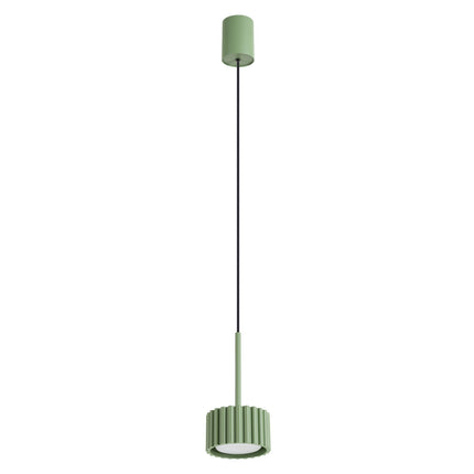 Suspension Aura vert sauge, packshot sur fond blanc