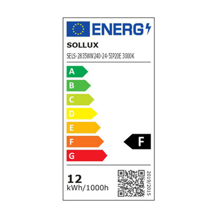 Étiquette énergétique européenne de la Suspension Barre Fine 120 cm