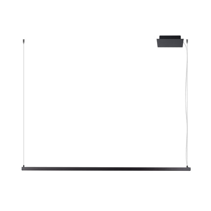 Suspension Barre Fine 120 cm noire sur fond neutre, packshot