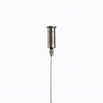Détail du système d'accroche de la suspension Barre Moderne blanche