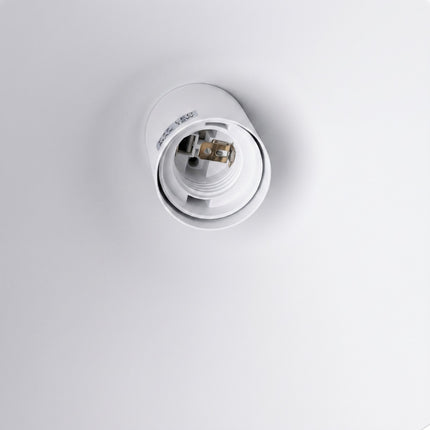 Suspension Bergen Cône 25 cm en Acier Blanche, détail de la finition