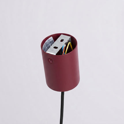 Suspension Bergen cône 25 cm bordeaux, détail de la rotule