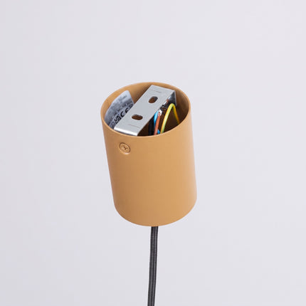 Suspension Bergen cône 25 cm or, détail de la rotule