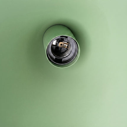 Suspension Bergen cône 25 cm vert sauge, détail de la platine