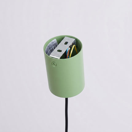 Suspension Bergen cône 25 cm vert sauge, détail de la rotule