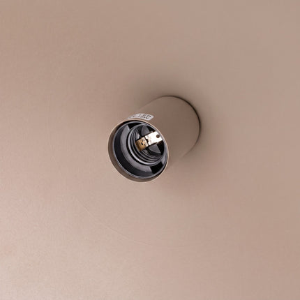 Suspension Bergen cône large 40 cm taupe, détail de la platine