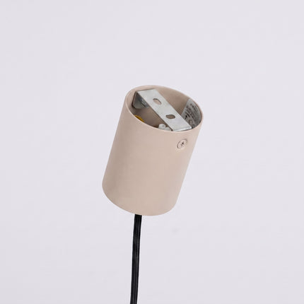 Suspension Bergen poutre 4 cônes 122 cm taupe, détail de la rotule